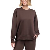 カークランドシグネチャー レディース アクティブ リブトップ フリント ブラウン XL