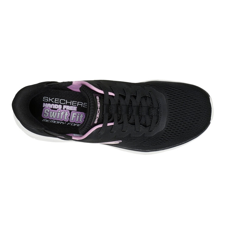 スケッチャーズ ウィメンズ ハンズフリー ブラック 24.5cm