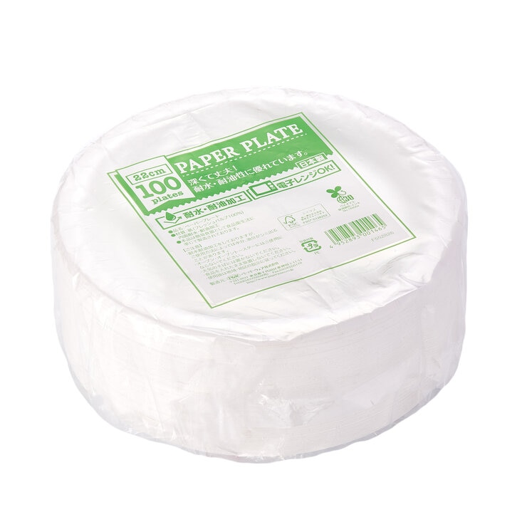 Paper Plate 22cm x 100