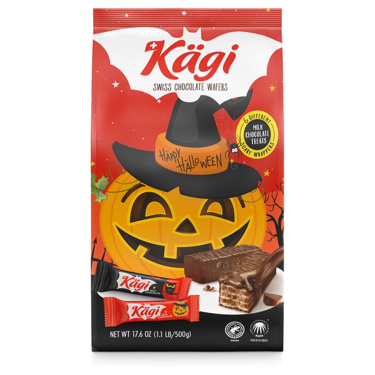 カーギ スイスチョコレートウエハース ハロウィンバッグ 500g カーギ スイスチョコレートウエハース ハロウィンバッグ 500g