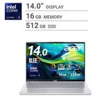 ACER ノートPC/Swift Lite/14.0インチ/OLED/Core Ultra5 115U/メモリ 16GB/SSD 512GB/ライトシルバー/SFL14-54M-A56Y