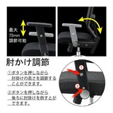 JG5 オフィスチェア レッド JG5-202