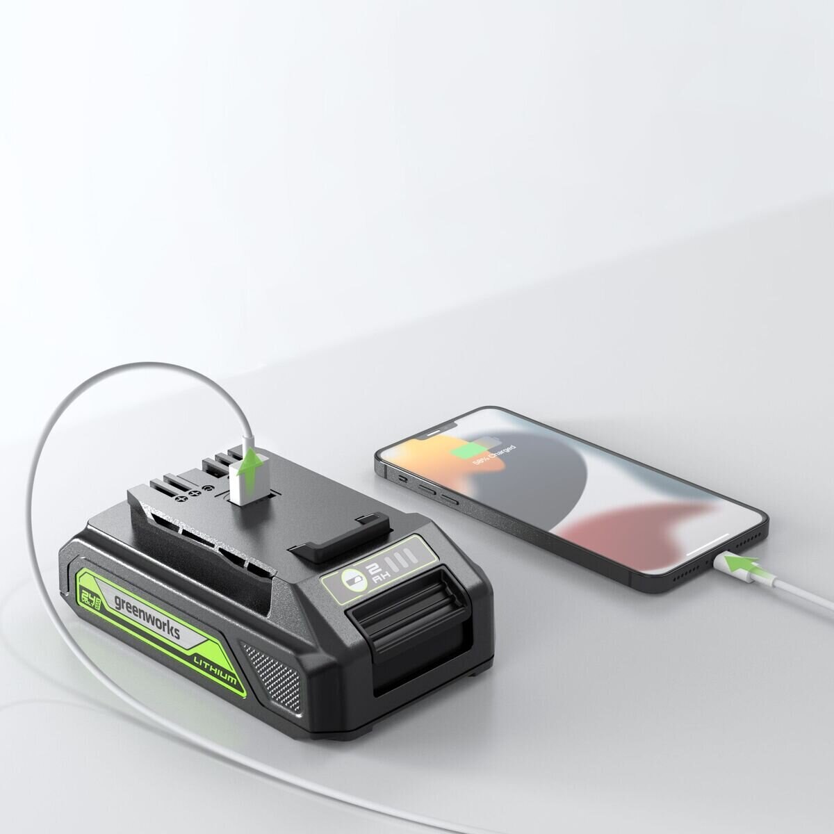 Greenworks 24V 2Ah BAG708 電動工具用バッテリー【専用チャージャー別売】