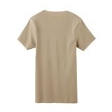 YG メンズ カットオフ Vネック Tシャツ 2枚組 ベージュ L