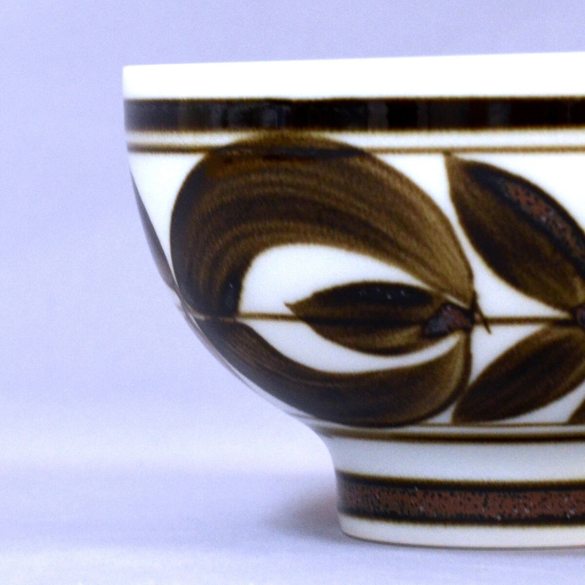 波佐見焼 お茶碗 廻り花 大小 2個セット