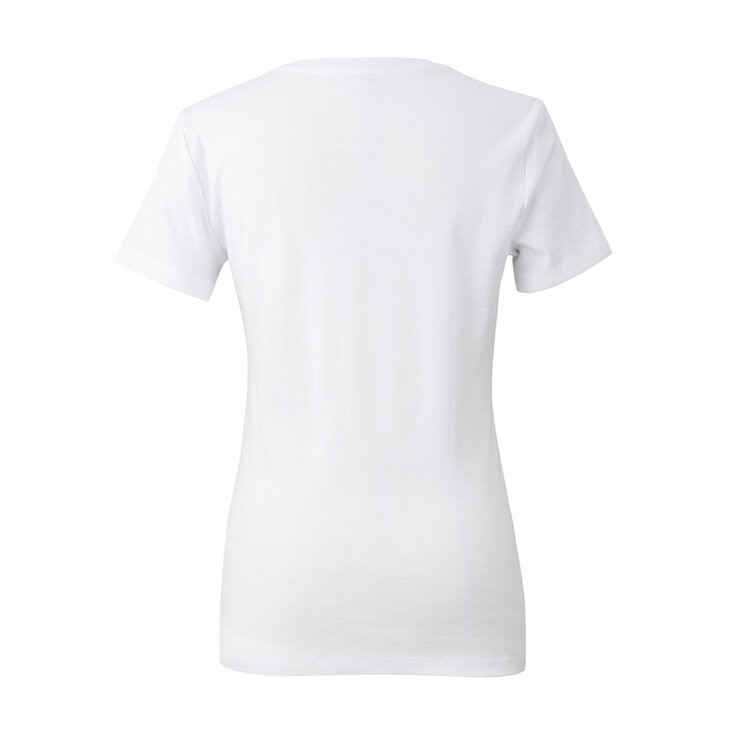 トミーヒルフィガー レディース クルーネック Tシャツ TH オプティック ホワイト L