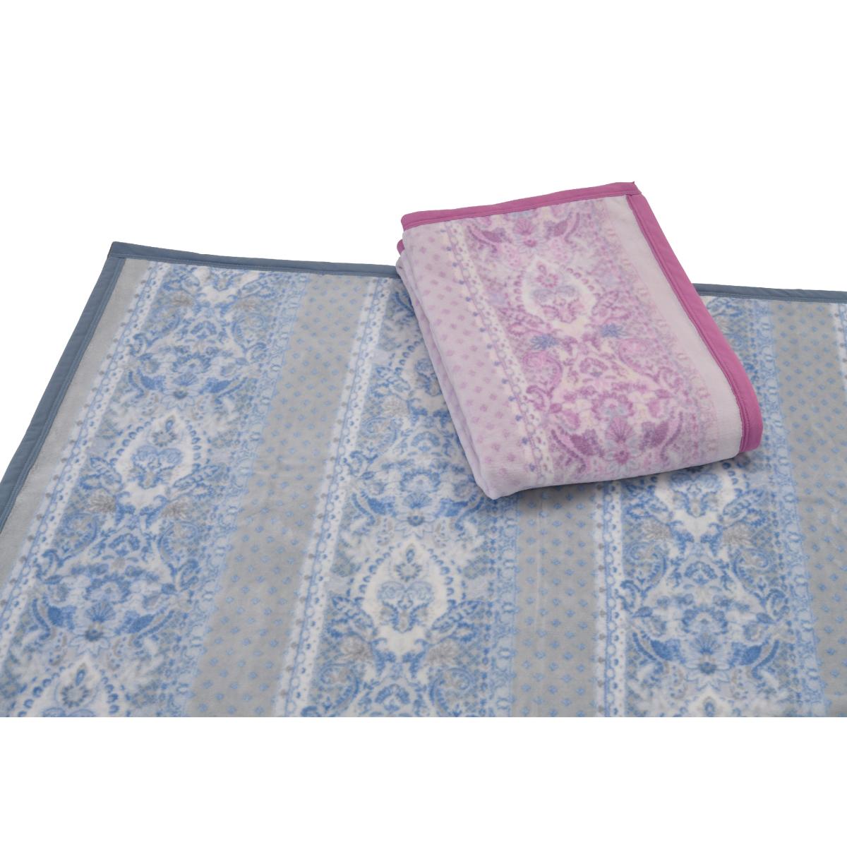 西川 綿毛布 140 x 200 cm ブルー