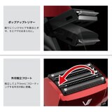 マクセルイズミ 5枚刃モデル 往復式シェーバー IZF-V553W-R レッド
