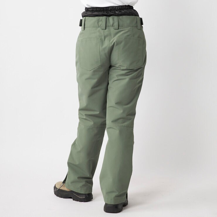 オーシャンパシフィック レディース スノー パンツ カーキ M