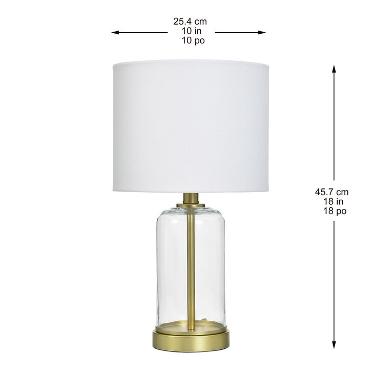 STYLE CRAFT ガラステーブルランプ 2個セット