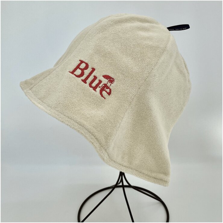 Blue サウナハット 綿製 Blue サウナハット 綿製