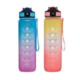 モチベーショナル ボトル メモリ付水筒 約887ml x 2 本