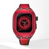 HUMBLE RICH Apple Watch Case 7/8/9対応 41mm ファブリック レッド WBB0289-013