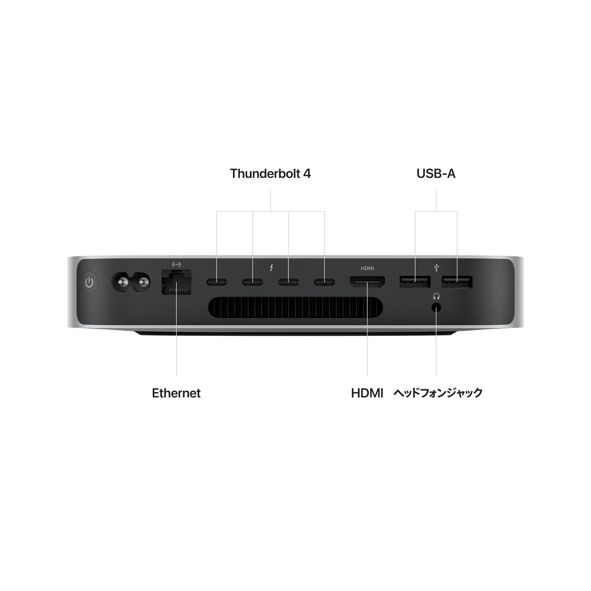 Apple Mac mini 第2世代 10コアCPU&16コアGPU/Apple M2 Proチップ/16GBメモリ/512GB SSD/シルバー