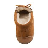 ミネトンカ レディース モカシン パイルラインドハードソール ブラウン 24.0 cm