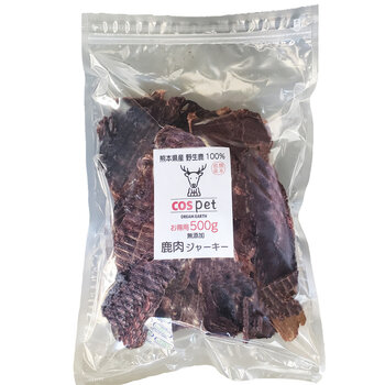 犬用鹿肉 ジャーキー 500g