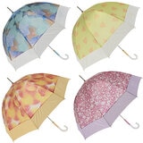 assa 雨傘長傘 CAL60 お菓子 透明 assa 雨傘長傘 CAL60 お菓子 透明