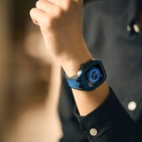 HUMBLE RICH Apple Watch Case 7/8/9対応 41mm ファブリック ブルー WBB0289-014