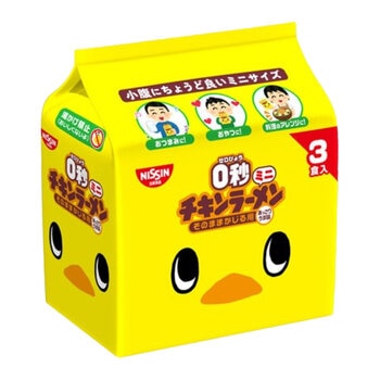 0秒チキンラーメン ミニ 3食 x 9パック入り