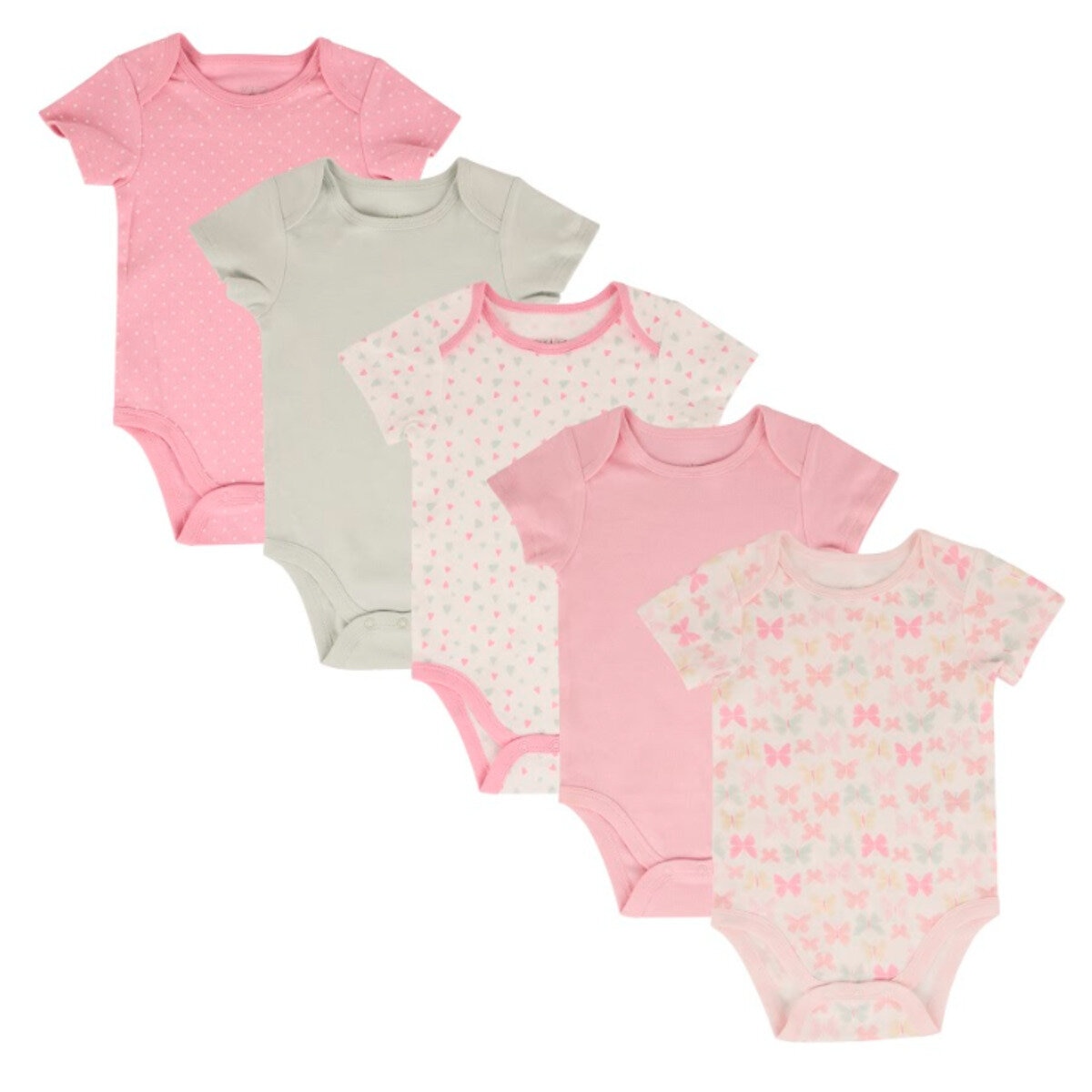 LE TOP ベビー ボディスーツ (ロンパース) 5枚組
