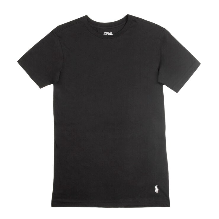 ポロ ラルフローレン メンズ クルーネック Tシャツ 3枚組 ブラック M