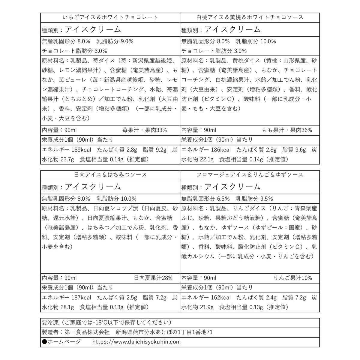 【冷凍】みもなアイス 4種類 16個セット