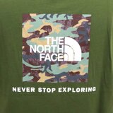 ザ ノースフェイス メンズ エボリューション ボックス カモ フィル 半袖 Tシャツ ウッドランドグリーン L