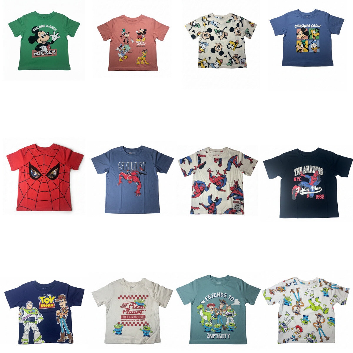 キャラクター キッズ 半袖 Tシャツ 4枚組 | Costco Japan