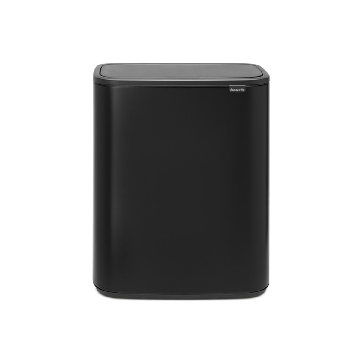 ブラバンシア Boタッチビン 60L   タッチ式ごみ箱  マットブラック  223020