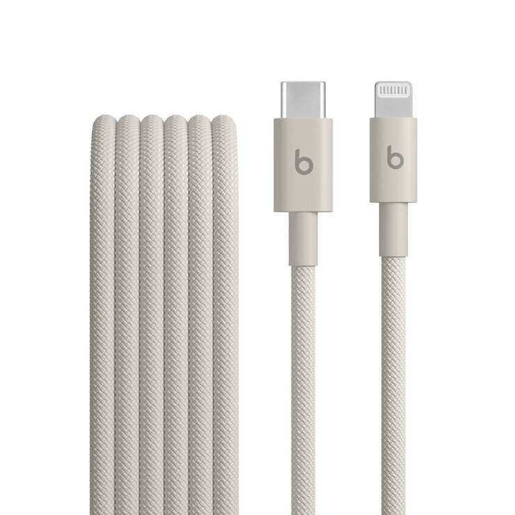 Beats USB-C - Lightning 編み込み式充電ケーブル (1.5m) サージストーン