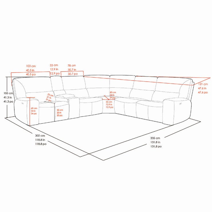 Kuka 電動 布製リクライニングソファ Kuka 電動 布製リクライニングソファ