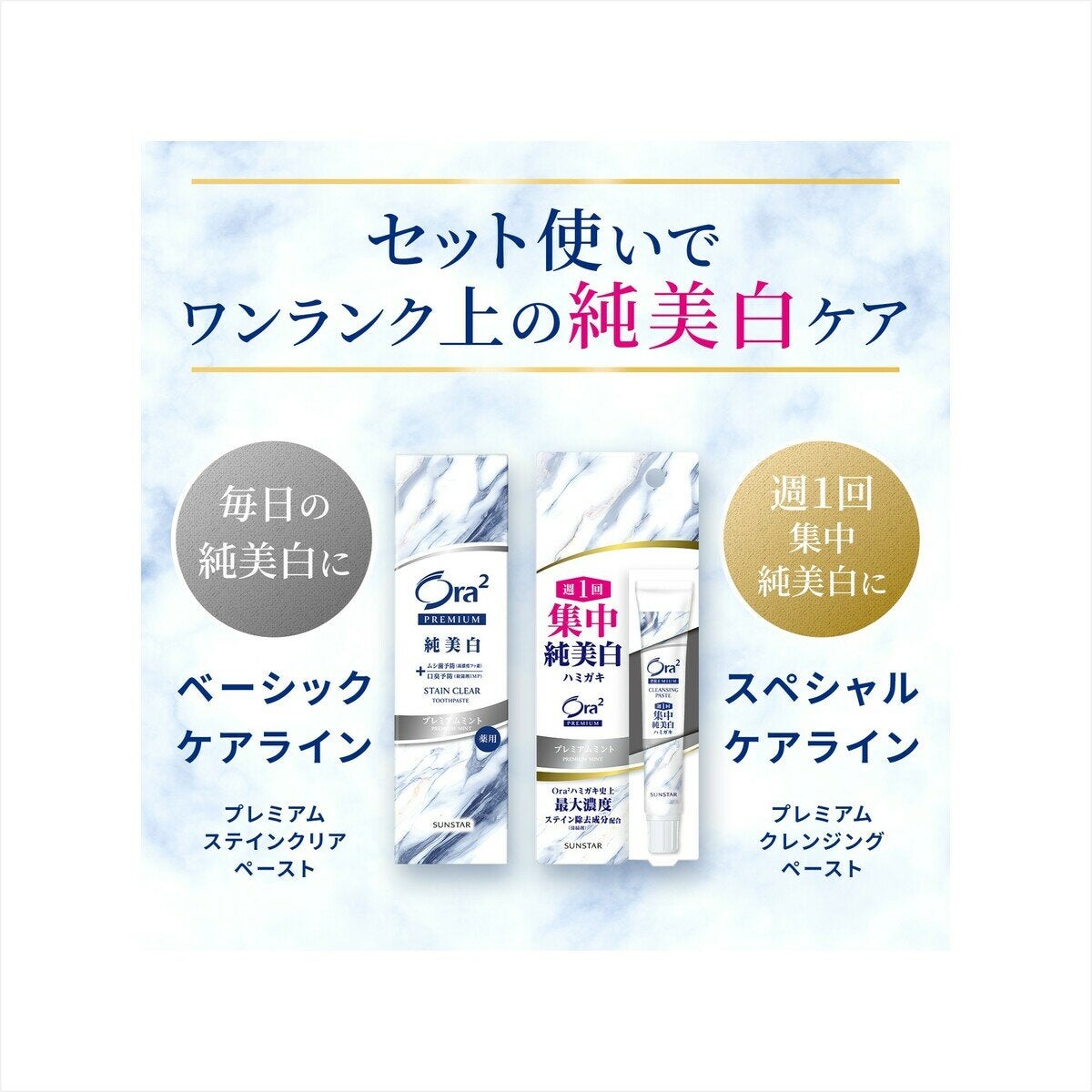 Ora2 プレミアムペースト 100g x 2 + クレンジングペースト 17g x 1 Ora2 プレミアムペースト 100g x 2 + クレンジングペースト 17g x 1