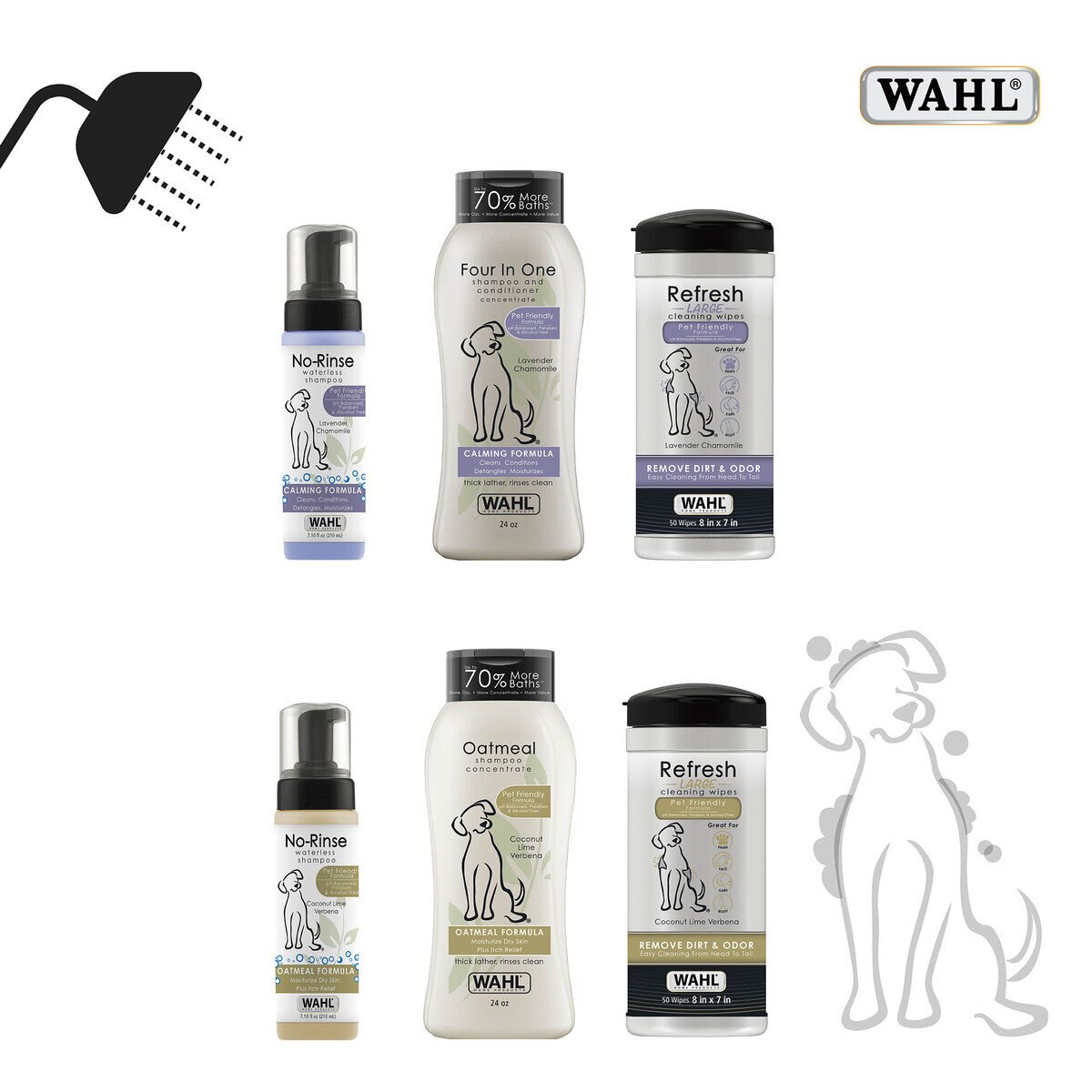 WAHL 愛犬 シャンプー スターター キット 3点 セット