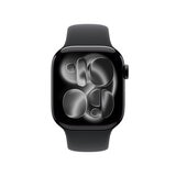 Apple Watch S11 Cellular 46mmジェットブラックアルミニウムケースとブラックスポーツバンド - M/L Apple Watch S11 Cellular 46mmジェットブラックアルミニウムケースとブラックスポーツバンド - M/L