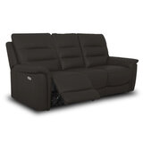 早い者勝ち！コストコリクライニング機能付き黒レザーソファ Gilman Creek Furniture 電動 革製リクライニングソファ 4PC | Costco