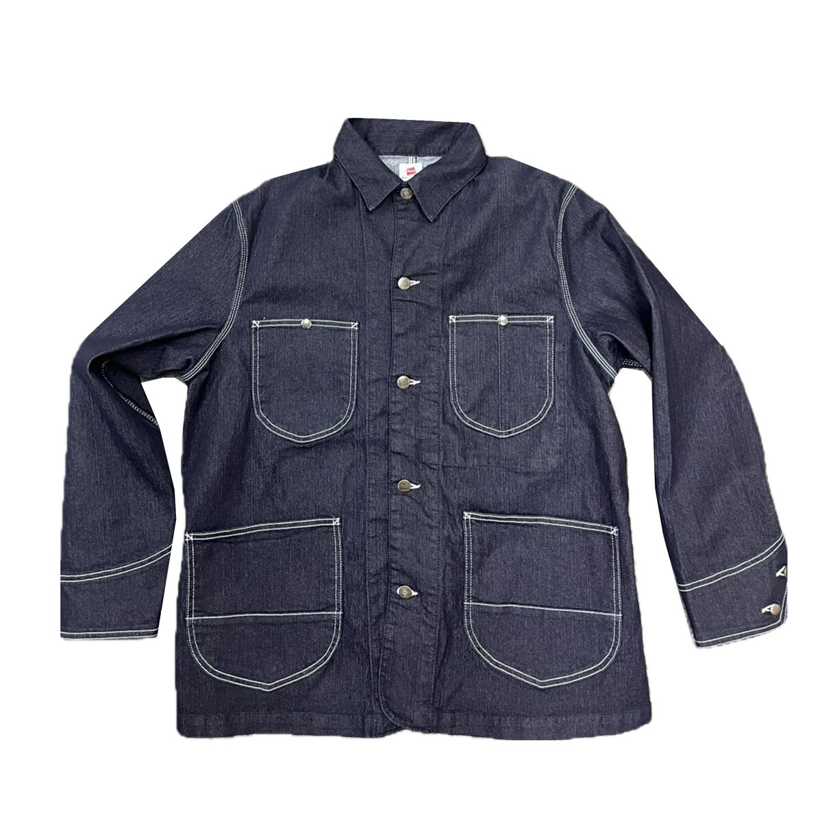 ヘインズ ストレッチデニムカバーオール / ネイビー / L