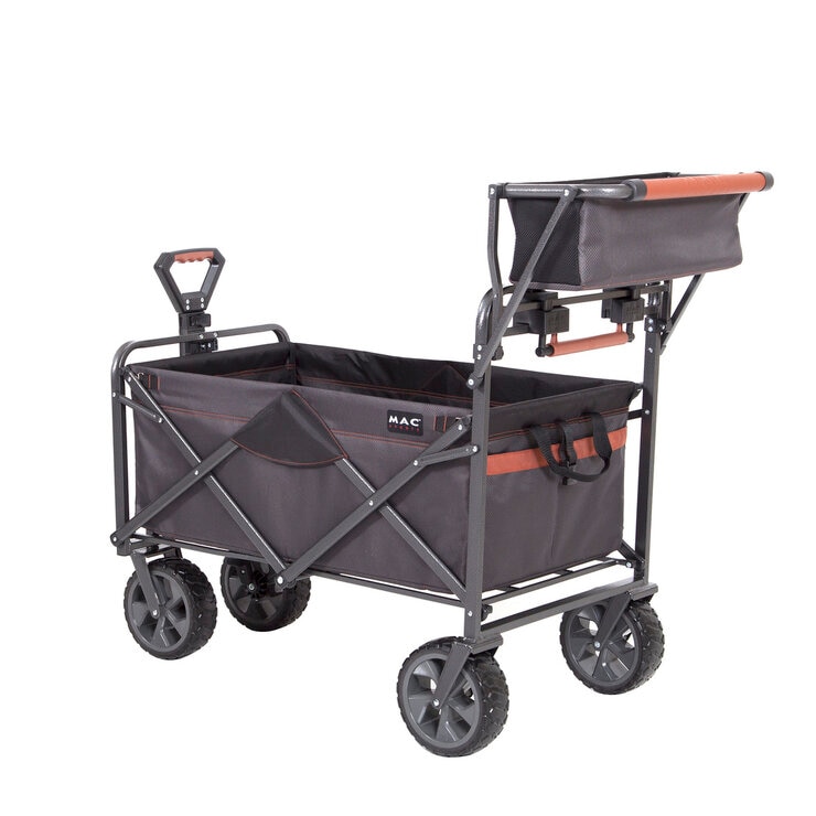 マックスポーツ 折り畳みワゴンXL　ブラック/グレー