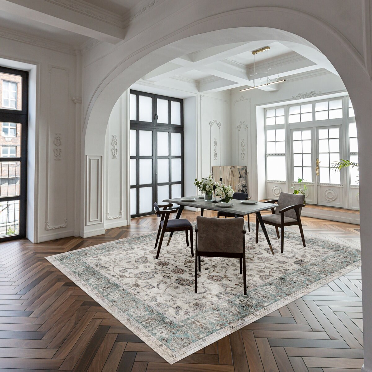 ジヴェルニー ウォッシャブル エリアラグ 240 x 300cm