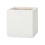 ヤマテー ベータ キューブプランター S 36cm ホワイト ZZ-C14W36E