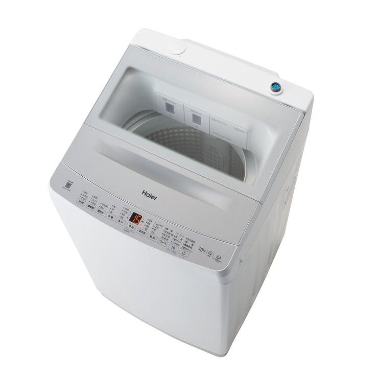 Haier 10kg 全自動縦型洗濯機 ホワイト JW-XD100-W