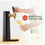 グリーンハウス スタンド型ビールサーバー GH-BEERS-BK 充電式