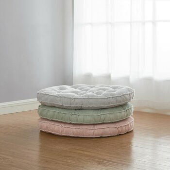 コーデュロイ フロアクッション 76cm x 76cm