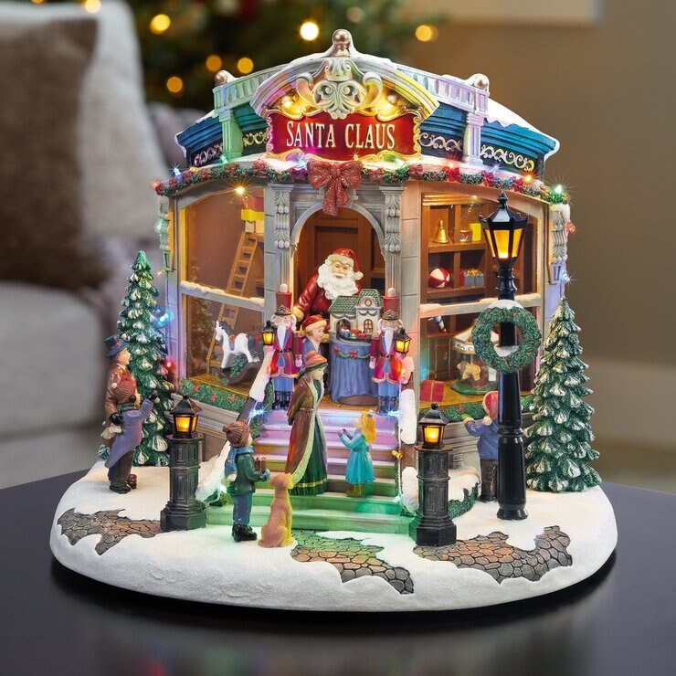 クリスマス サンタクロースのおもちゃ屋さん