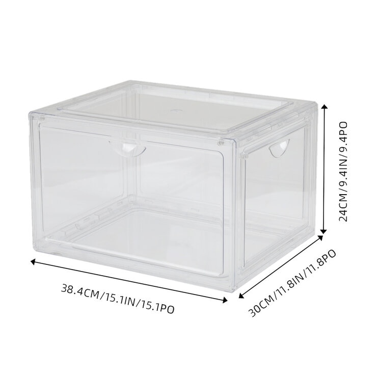 Rareコストコ　クリアストレージボックス 収納BOX 大 ２個入り3箱 IRIS OHYAMA（アイリスオーヤマ） 収納ケース12.8L 8個セット 26633