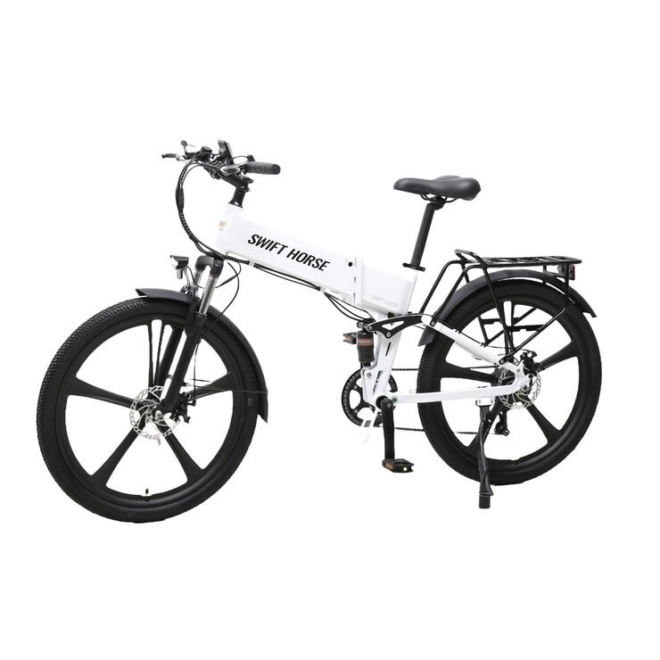 SWIFT HORSE 2 折り畳み 電動アシスト マウンテンバイク Ver.2 白