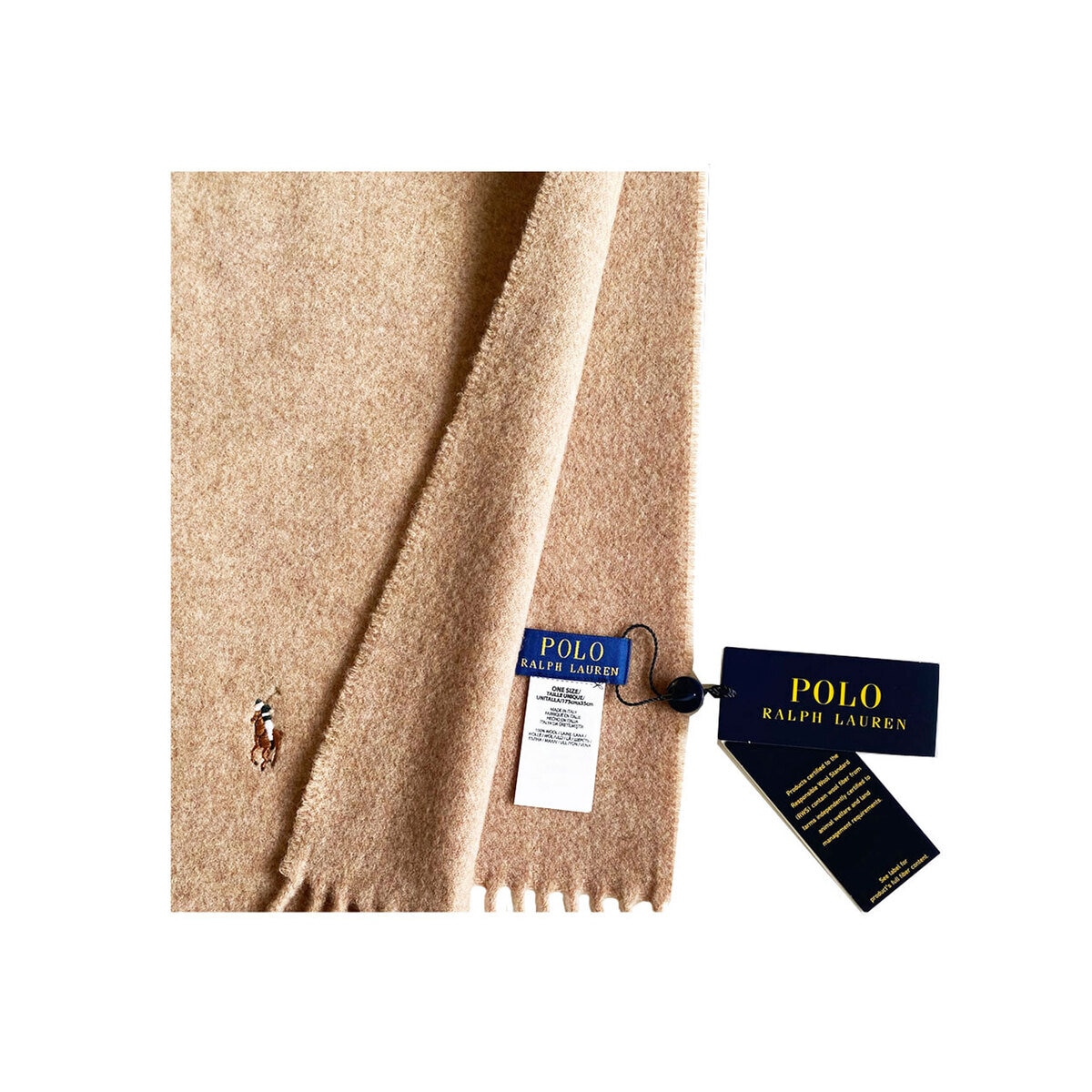 ポロ ラルフローレン マフラー 173x35cm RL ブラウンヘザー | Costco Japan