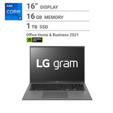 LG ノートPC/gram/16インチ/Core i7-1260P/メモリ 16GB/SSD 1TB/16Z90Q-AA79J1