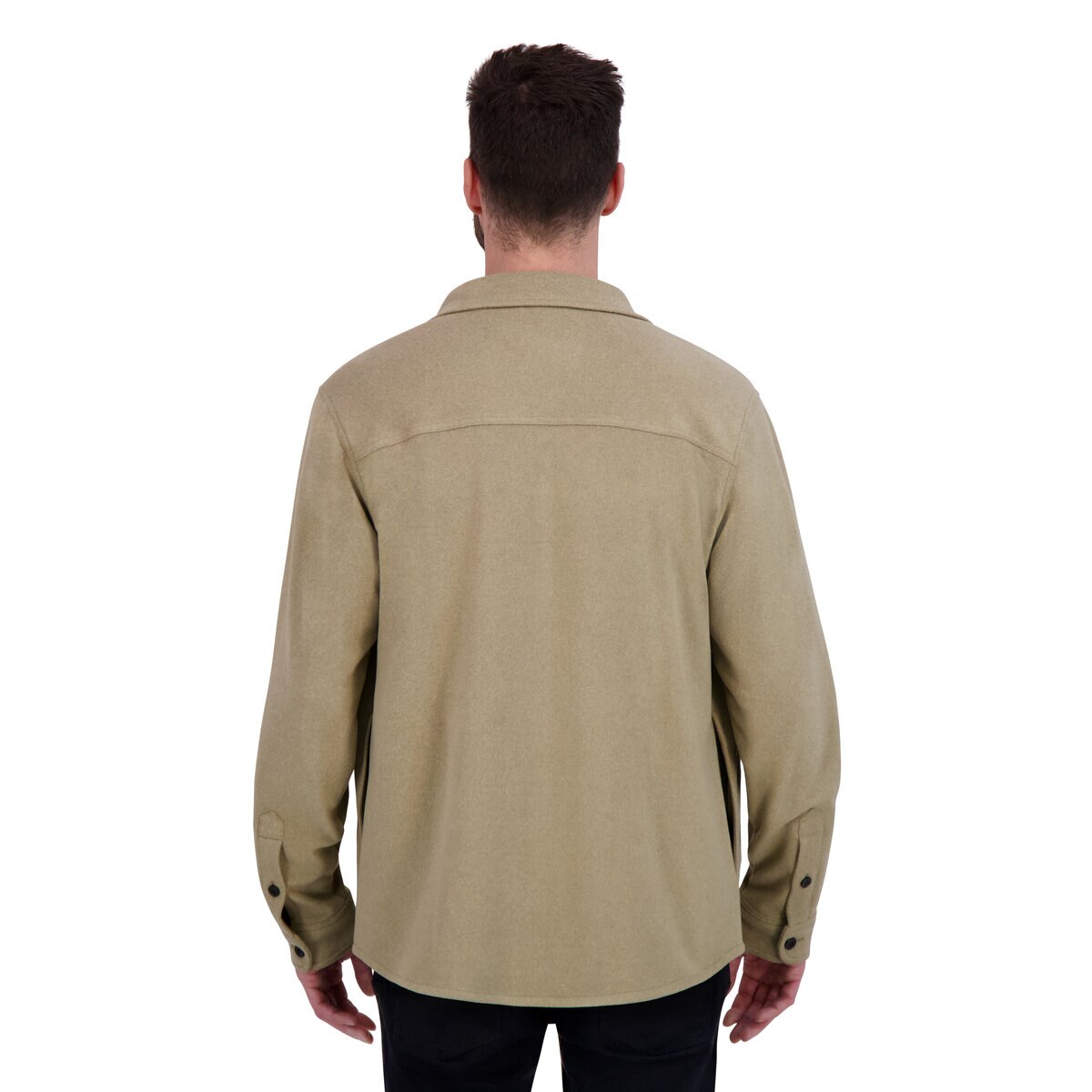 カークランドシグネチャー メンズ シャツジャケット カーキ XL
