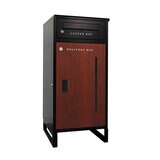 7Life 宅配ボックス一体型 ブラウン