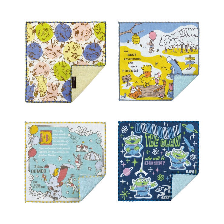 Disney Imabari Handkerchief 4Pack Set